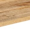 vidaXL Console Table 110x35x76 cm Solid Rough Wood Mango