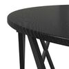 vidaXL Coffee Table Black Oak 80 x 80 x 42 cm