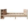 vidaXL Bookcase Bed without Mattress 200x200cm Solid Wood Pine