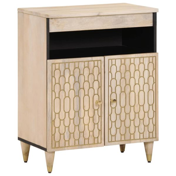 vidaXL Side Cabinet 60x33x75 cm Solid Wood Mango