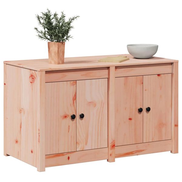 vidaXL Kitchen Cabinet Brown 106 x 55 x 64 cm Solid Pine wood