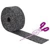 vidaXL Rubber Roller Black 200 x 5 x 0.3 cm Rubber