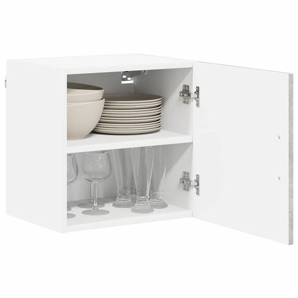 vidaXL Kitchen Cabinet Lucca Concrete Grey 40 x 31 x 40 cm
