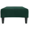 vidaXL Footstool Dark Green 77x55x31 cm Velvet
