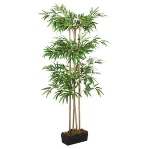 vidaXL Artificial Bamboo Tree 380 Leaves 80 cm Green
