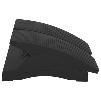 vidaXL Footrest Black 43.5x32.5x10.5 cm