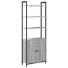 vidaXL Book Cabinet 6-Tier 60 x 24 x 161 cm Engineered Wood