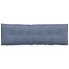 vidaXL Back Pillow Blue 160 x 50 cm Corduroy Fabric