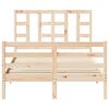 vidaXL Bed Frame without Mattress Small Double Solid Wood Pine