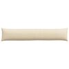 vidaXL Sofa Pillows 2 pcs Cream 200 x 40 cm Fabric