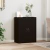 vidaXL File Cabinet Black 60x32x77.5 cm Engineered Wood