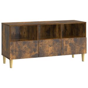 vidaXL TV Cabinet Smoked Oak 102 x 34.5 x 50 cm Engineered Wood