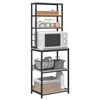 vidaXL Kitchen Shelf Grey Sonoma 60 x 40 x 168 cm Engineered Wood