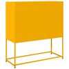 vidaXL Sideboard Mustard Yellow 100.5x39x107 cm Cold-rolled Steel