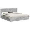 vidaXL Bed Frame with Storage and Headboard 2 pcs Engineered Wood