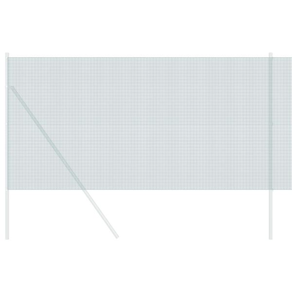 vidaXL Welded Wire Fence Green 0.8 x 25 m
