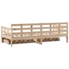 vidaXL Daybed with Drawers without Mattress 80x200 cm Solid Wood