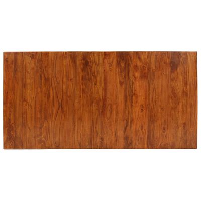 vidaXL Dining Table Set 7 Piece Solid Acacia Wood with Sheesham Finish
