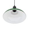 vidaXL Pendant Lamp Height Adjustable E27 Gloss Green Ø 31 cm Metal