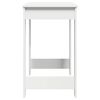 vidaXL Desk White 100x45x75 cm Engineered Wood