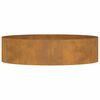 vidaXL Planter Ring 5 pcs Brown 80 x 80 x 20 cm Weathering Steel