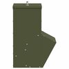 vidaXL Chicken Feeder Olive Green 35 x 30.5 x 43.5 cm