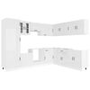 vidaXL 14 Piece Kitchen Cabinet Set Kalmar Gloss White Engineered Wood