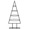 vidaXL Metal Christmas Tree for Decoration Black 60 cm
