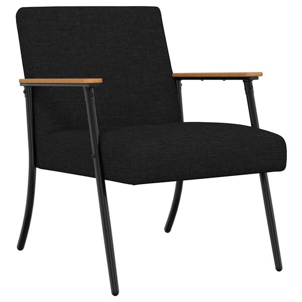 vidaXL Armchair Black 59 x 75 x 78 cm Fabric