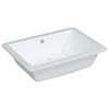 vidaXL Bathroom Sink White 55.5x40x18.5 cm Rectangular Ceramic