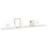 vidaXL Wall Shelves 4 pcs High Gloss White 115x9x3 cm