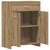 vidaXL Bathroom Cabinet Artisan Oak 60x33x80 cm Engineered Wood