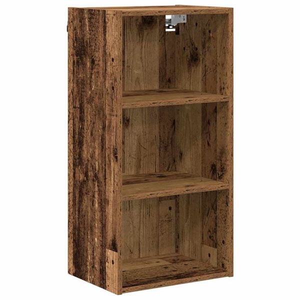 vidaXL Hanging Cabinet Old Wood 40 x 29.5 x 80 cm Engineered Wood