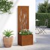vidaXL Garden Privacy Screen Rusty 50 x 140 cm Weathering steel