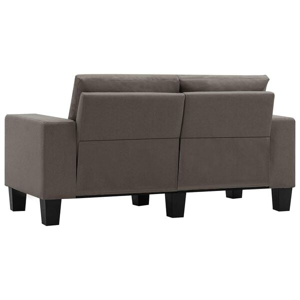 vidaXL Sofa Taupe 2-Seater Fabric