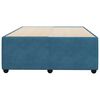 vidaXL Bed Frame without Mattress Blue 120x190 cm Small Double Velvet