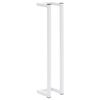 vidaXL Towel Rack White 12,5x12,5x60 cm Steel