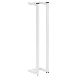 vidaXL Towel Rack White 12,5x12,5x60 cm Steel