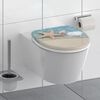 SCH&Uuml;TTE Toilet Seat with Soft-Close BEACH