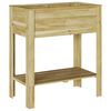 vidaXL Plant Stand Brown 85 x 46 x 94 cm Impregnated pine wood
