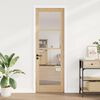 vidaXL Interior Door with Glass ORKDAL Brown 78 x 232 cm