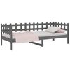 vidaXL Day Bed without Mattress Grey 80x200 cm Solid Wood Pine