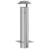 vidaXL Chimney Extension Silver 25 x 25 x 82 cm Stainless Steel