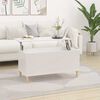 vidaXL Coffee Table High Gloss White 90x44,5x45 cm Engineered Wood