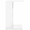 vidaXL Side Table White 40 x 35 x 60.5 cm Engineered Wood