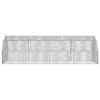 vidaXL Chicken Run 2.5x8x2.25 m Galvanised Steel