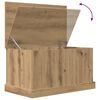 vidaXL Storage Box Artisan Oak 70x40x38 cm Engineered Wood