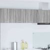 vidaXL Hanging Cabinet Grey Sonoma 80 x 31 x 40 cm Engineered Wood