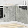vidaXL Kitchen Corner Base Cabinet Porto Concrete Grey Engineered Wood