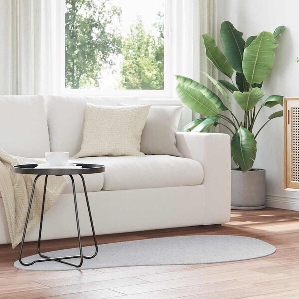 vidaXL Carpet Folding HUARTE Grey 80 x 150 cm Polyester